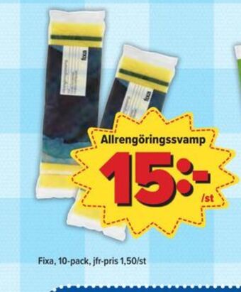 Fixa kökssvamp