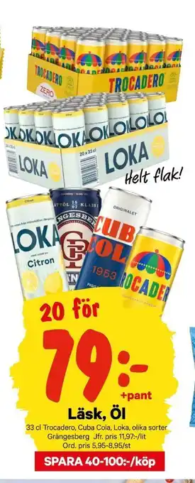 City Gross Zero läskedryck erbjuda