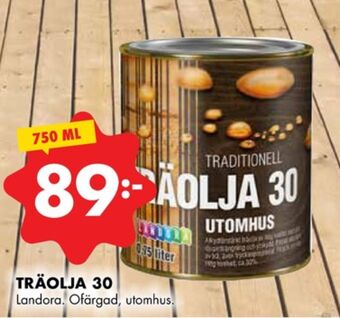 ÖoB Landora träolja erbjuda
