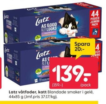 Rusta Latz kattmat erbjuda
