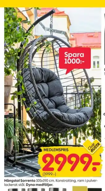 Rusta Got2b utemöbler erbjuda