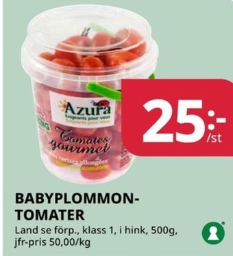 Tempo Azura plommontomater erbjuda