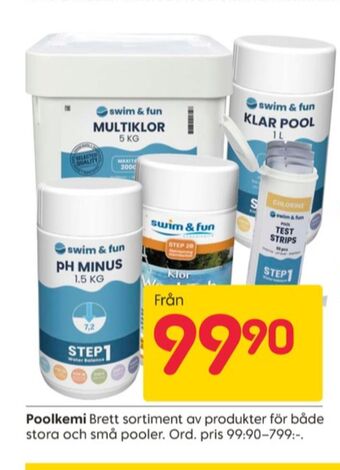 Rusta Swim & fun poolrening & underhåll erbjuda