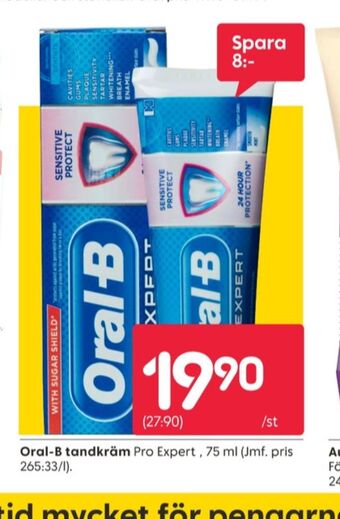 Rusta Oral-b tandkräm erbjuda