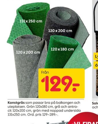 Rusta Dynor konstgräs erbjuda