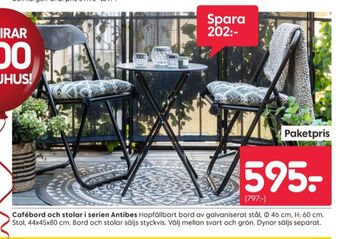 Rusta Dynor utemöbler erbjuda