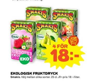Stora Coop Smakis fruktdryck erbjuda