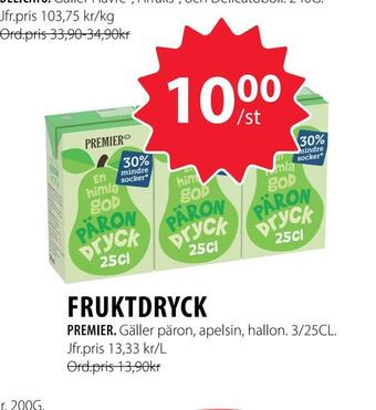 Handlar'n Fruktdryck erbjuda