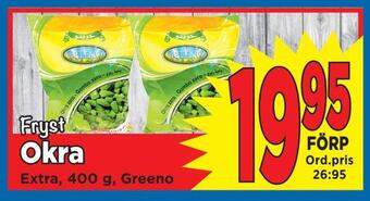 Supergrossen Okra erbjuda