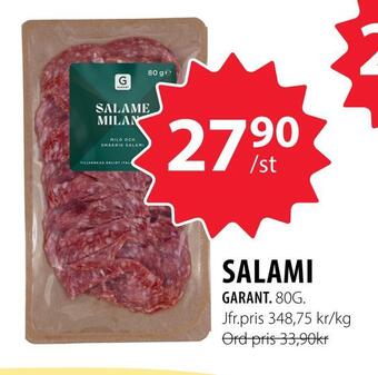 Handlar'n Salami erbjuda
