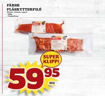 Nya Pulsen Färsk fläskytterfilé erbjuda