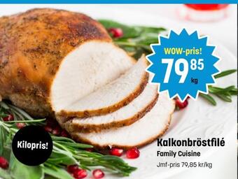 Eurocash Kalkonbröstfilé erbjuda