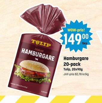 Eurocash Hamburgare 20-pack erbjuda