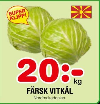 Nya Pulsen Färsk vitkål erbjuda