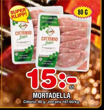 Nya Pulsen Mortadella erbjuda