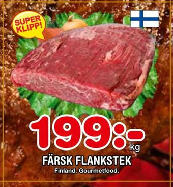 Nya Pulsen Färsk flankstek erbjuda
