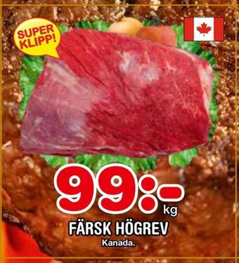 Nya Pulsen Färsk högrev erbjuda