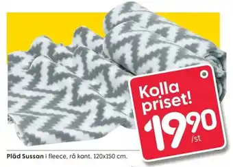 Rusta Pläd Sussan 120x150cm erbjuda