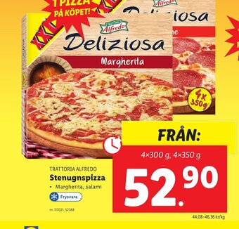 Lidl TRATTORIA ALFREDO Stenugnspizza erbjuda