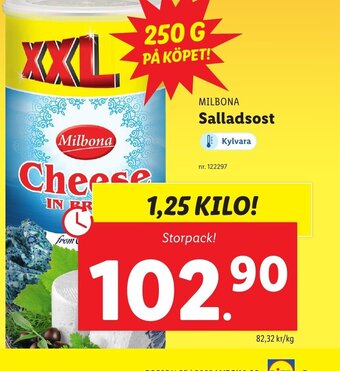 Lidl MILBONA Salladsost erbjuda