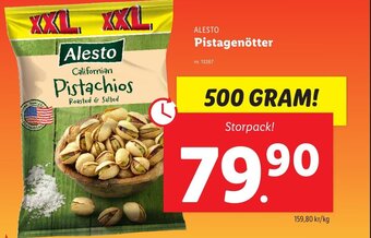 Lidl ALESTO Pistagenötter erbjuda