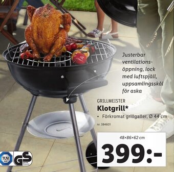 Lidl Klotgrill erbjuda