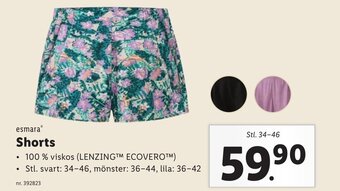 Lidl Shorts erbjuda