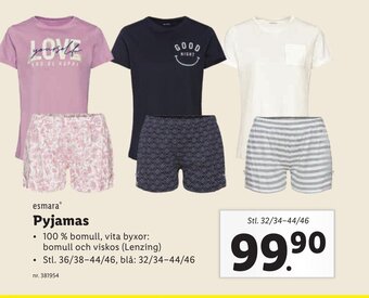 Lidl Pyjamas erbjuda