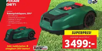 Robotgräsklippare, 20V