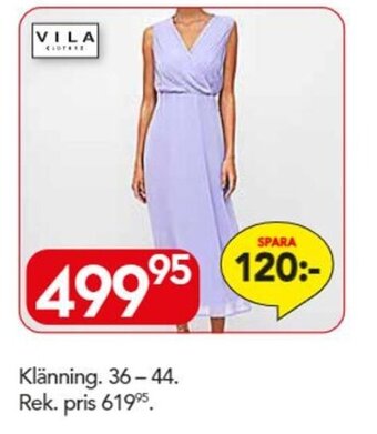 Bo Ohlsson Klänning. 36-44 erbjuda