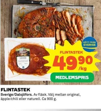 Coop FLINTASTEK erbjuda