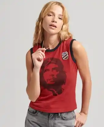Superdry Allstars cg vintage re-issue ringspunnet linne erbjuda