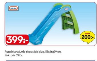 Bo Ohlsson Little tikes rutschkana erbjuda