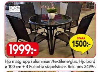 Bo Ohlsson Form living utemöbler erbjuda