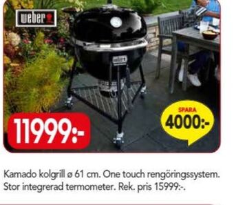 Bo Ohlsson Weber klotgrill erbjuda