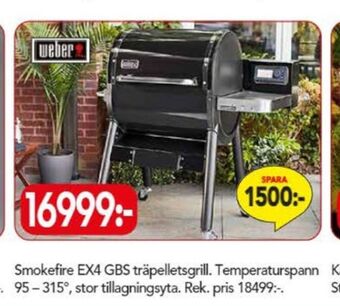 Bo Ohlsson Weber träpelletsgrill erbjuda