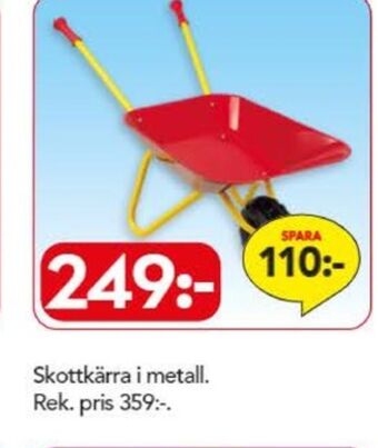Bo Ohlsson Aquaplay skottkärra erbjuda