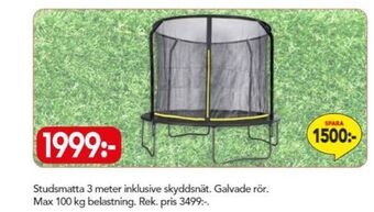 Bo Ohlsson Tactic studsmatta/trampolin erbjuda