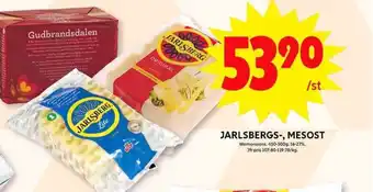 JARLSBERGS-, MESOST Wernerssons. 450-500g.