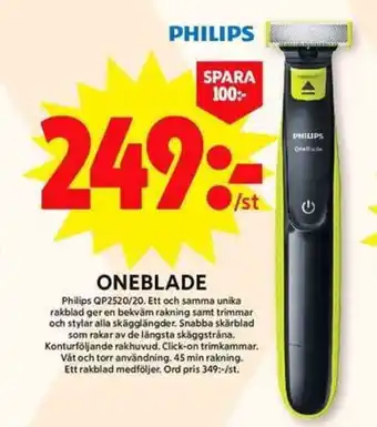 ICA Maxi ONEBLADE Philips erbjuda