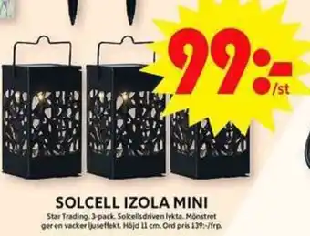 ICA Maxi SOLCELL IZOLA MINI erbjuda