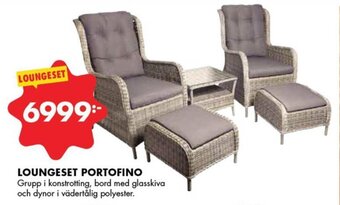 ÖoB LOUNGESET PORTOFINO erbjuda