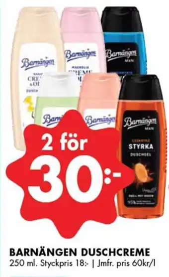 ÖoB BARNÄNGEN DUSCHCREME 250 ml. erbjuda