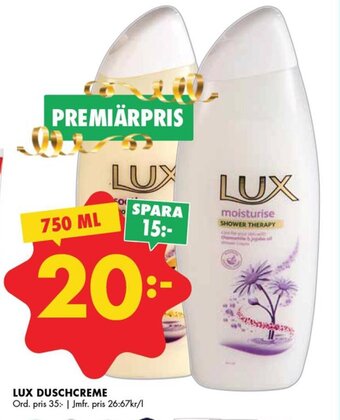 ÖoB LUX DUSCHCREME erbjuda