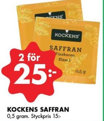 ÖoB KOCKENS SAFFRAN erbjuda