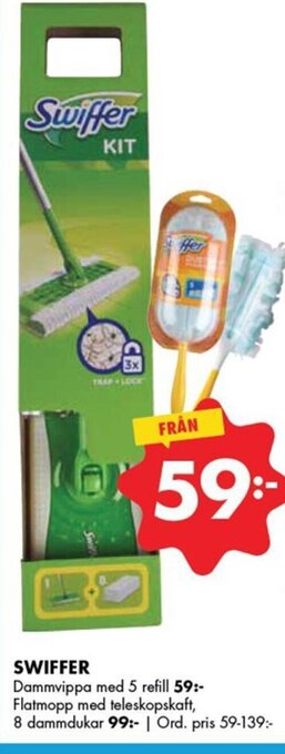 ÖoB SWIFFER erbjuda