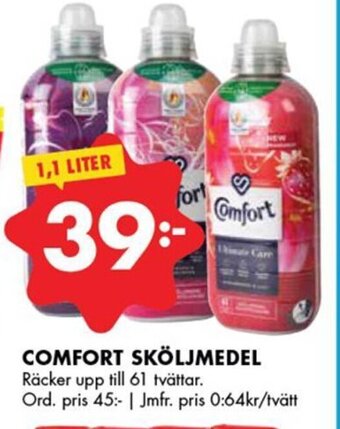 ÖoB COMFORT SKÖLJMEDEL erbjuda