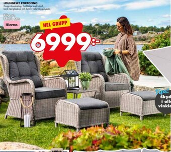 ÖoB LOUNGESET PORTOFINO erbjuda