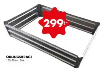 ÖoB ODLINGSKRAGE 120x80 cm. Zink. erbjuda