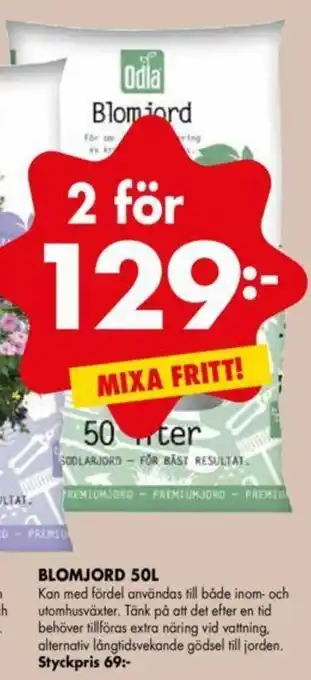 ÖoB BLOMJORD 50L erbjuda